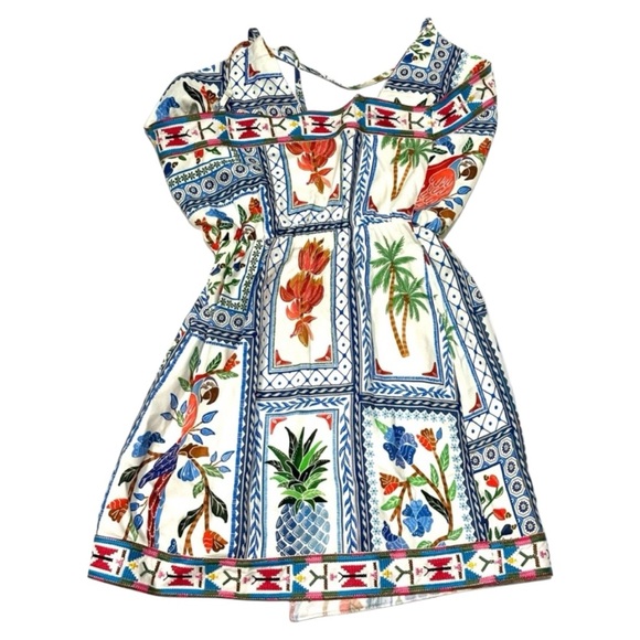 Farm Rio Tropical Print Halter Dress - Picture 5 of 8